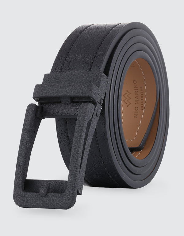 Grained Linxx Leather Rachet Belt